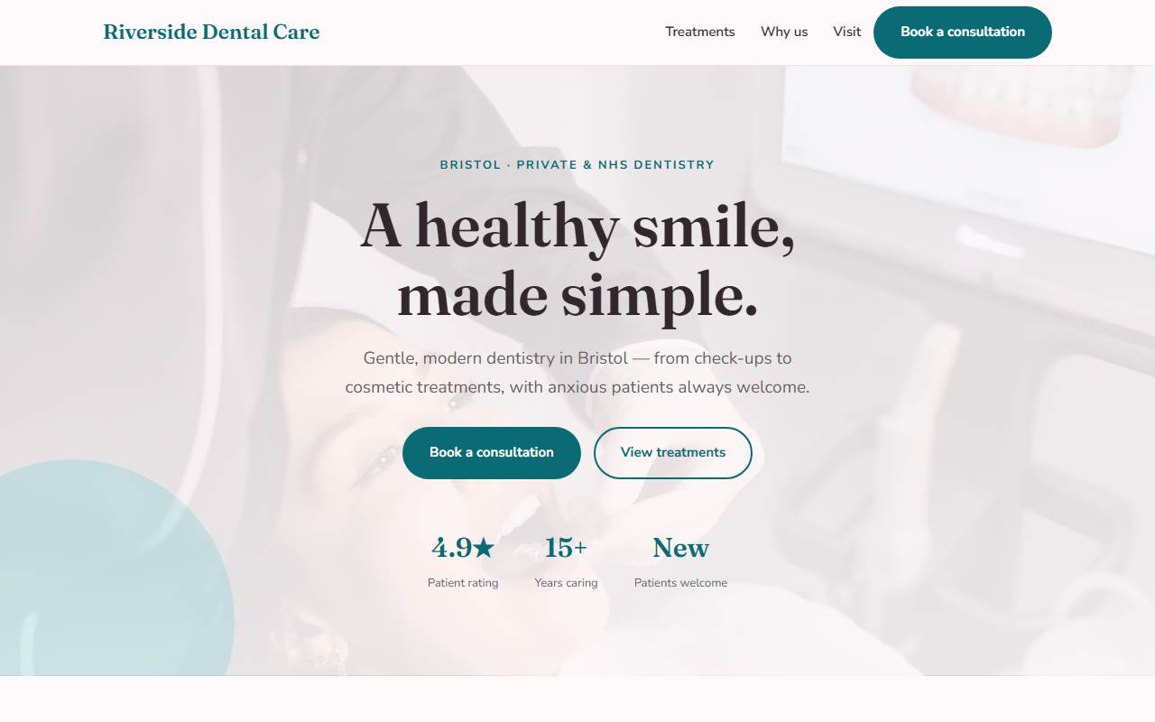 Dental & Clinics — Soft demo