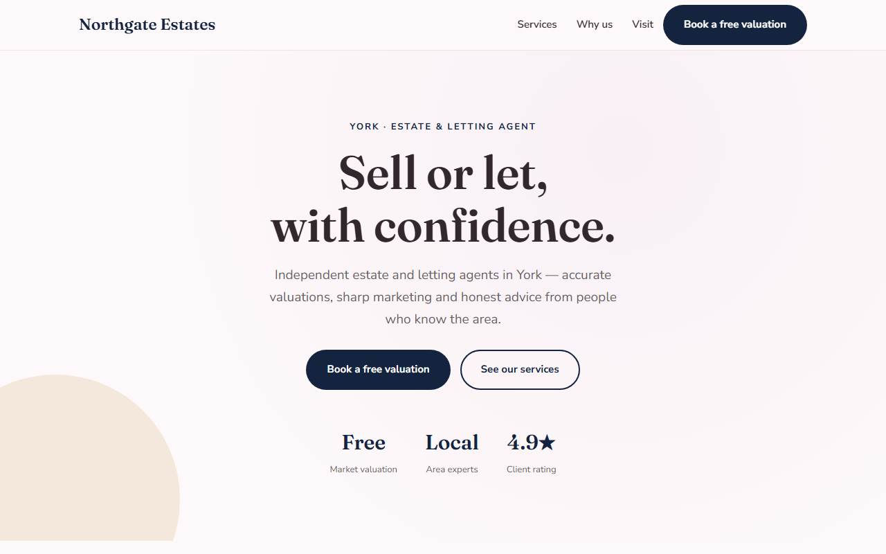 Estate & Letting Agents — Soft demo