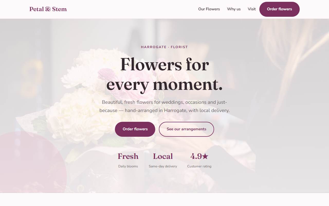 Florists — Soft demo